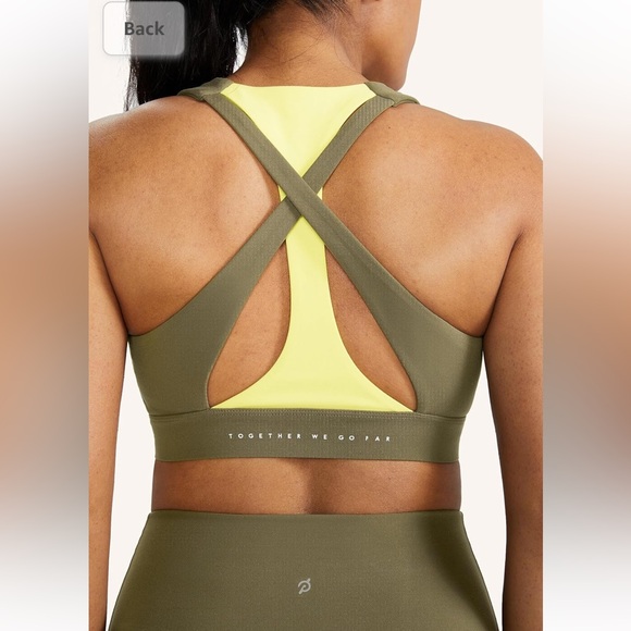 Peloton Cadent Cross Front Racerback Bra - Picture 2 of 5